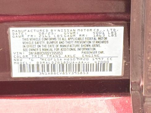 Used 2025 Nissan Sentra SV FWD image 24
