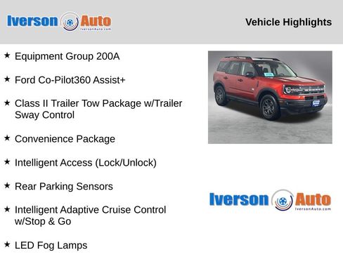 Used 2023 Ford Bronco Sport Big Bend w/ Convenience Package AWD/4WD image 2