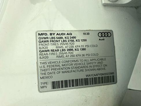 Used 2021 Audi Q5 Prestige w/ Prestige Package AWD/4WD image 39