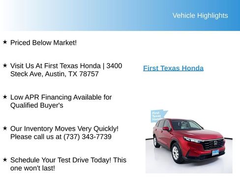 Used 2026 Honda CR-V LX image 9