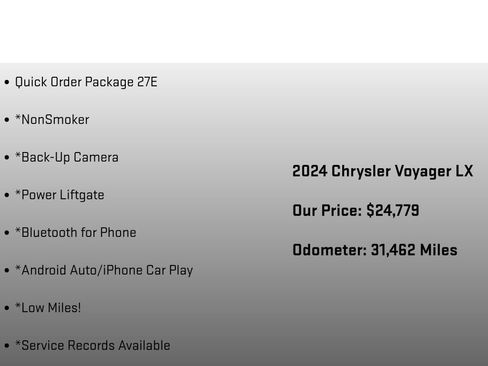 Used 2024 Chrysler Voyager LX image 6