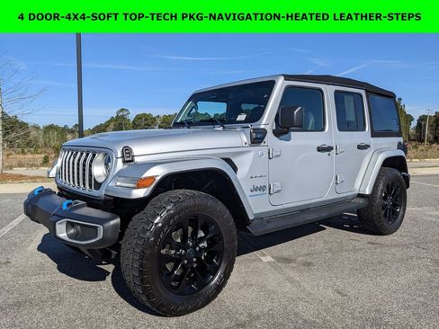 Used 2024 Jeep Wrangler Unlimited Sahara w/ Technology Group image 1