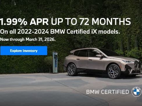 Certified 2023 BMW iX xDrive50 w/ Convenience Package image 2