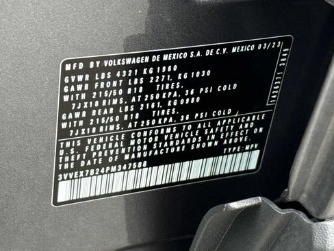Used 2023 Volkswagen Taos SE w/ Panoramic Sunroof Package FWD image 26
