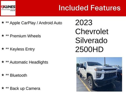 Used 2023 Chevrolet Silverado 2500 Custom w/ Custom Value Package AWD/4WD image 4