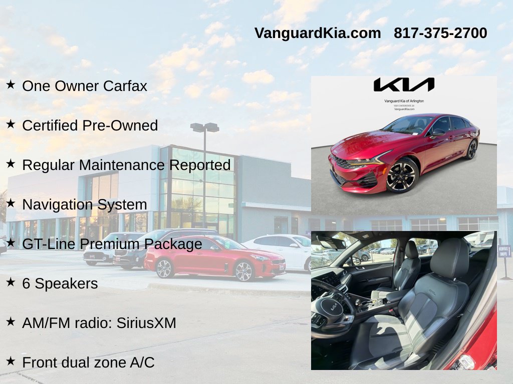 Certified 2024 Kia K5 GT-Line w/ GT-Line Premium Package FWD image 6