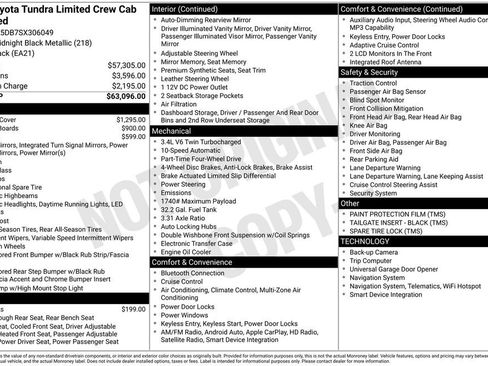 Used 2025 Toyota Tundra Limited AWD/4WD image 7