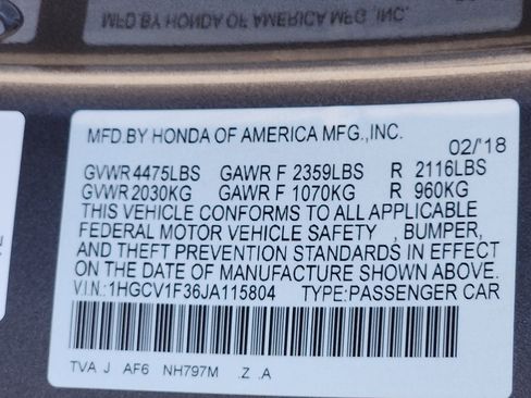 Used 2018 Honda Accord Sport image 28