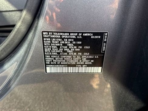 Used 2019 Volkswagen Atlas SE w/ Towing Package image 30