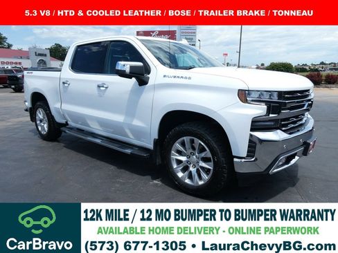 Certified 2021 Chevrolet Silverado 1500 LTZ w/ Safety Package II AWD/4WD image 1