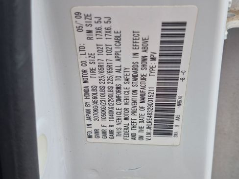 Used 2009 Honda CR-V LX image 15