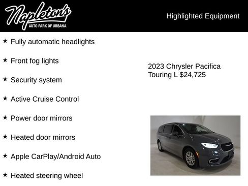 Used 2023 Chrysler Pacifica Touring-L FWD image 16