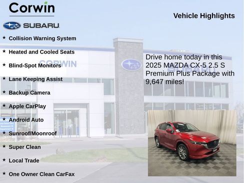 Used 2025 MAZDA CX-5 AWD 2.5 S w/ Premium Plus Pkg image 6