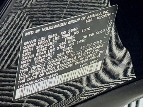 New 2026 Volkswagen Atlas SEL Premium R-Line image 35