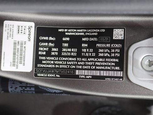 Used 2021 Aston Martin DBX image 47