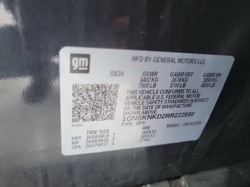 Certified 2024 Chevrolet Tahoe LT image 22