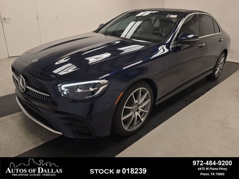 Used 2022 Mercedes-Benz E 350 Sedan w/ AMG Line Exterior image 1