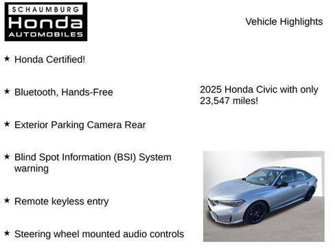 Used 2025 Honda Civic Sport image 7