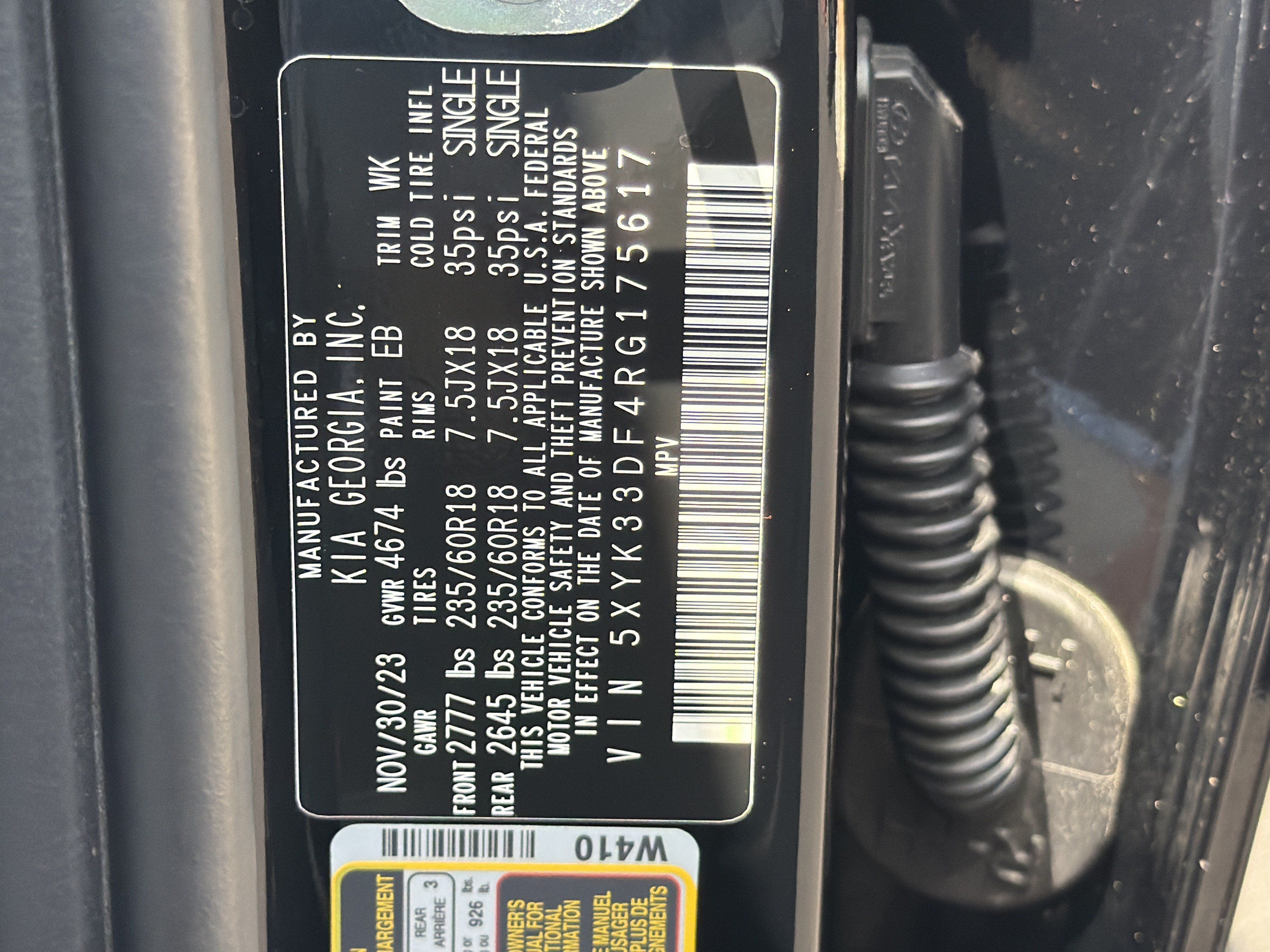 Certified 2024 Kia Sportage EX FWD image 35