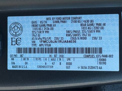 Used 2024 Ford Escape Platinum AWD/4WD image 42