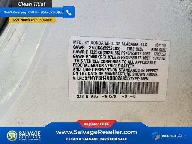 Used 2011 Honda Pilot EX image 17