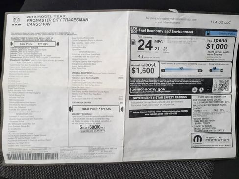 Used 2019 RAM ProMaster City Tradesman image 33