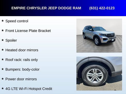 Used 2023 Ford Explorer XLT w/ Class IV Trailer Tow Package AWD/4WD image 30
