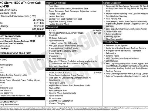 New 2026 GMC Sierra 1500 AT4 w/ Technology Package AWD/4WD image 19