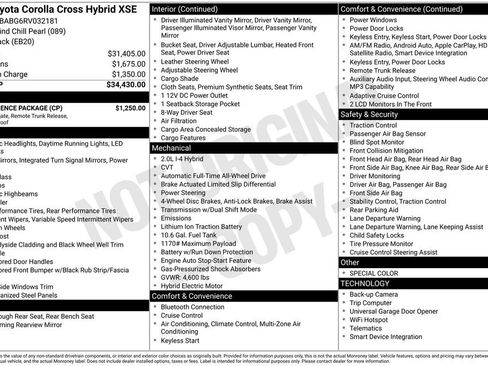 Used 2024 Toyota Corolla Cross AWD Hybrid w/ Convenience Package image 14