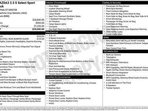 New 2026 MAZDA MAZDA3 s Sport FWD image 2