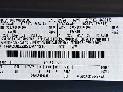 Used 2025 Ford Escape Platinum FWD image 15