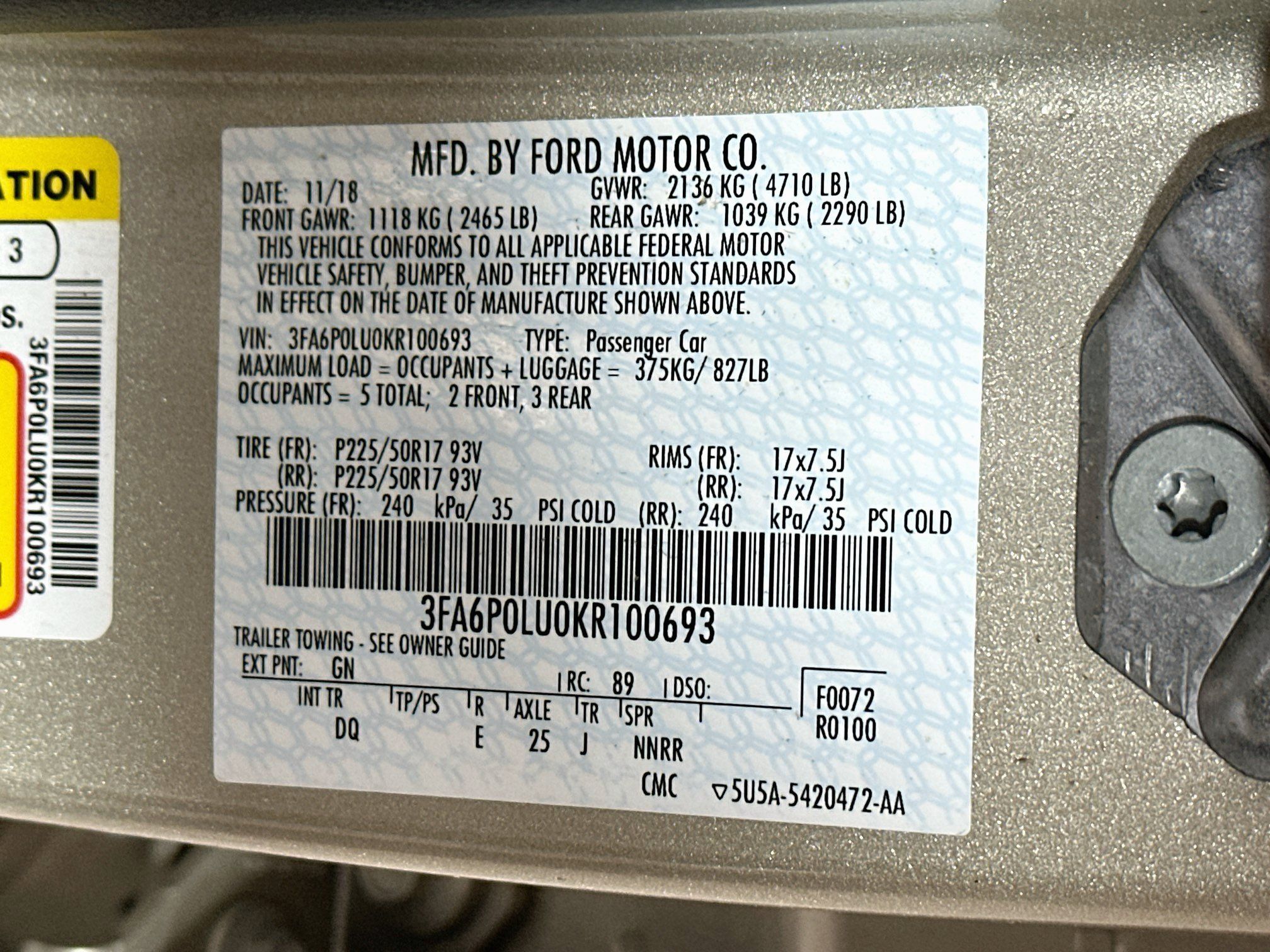 Used 2019 Ford Fusion SE FWD image 30