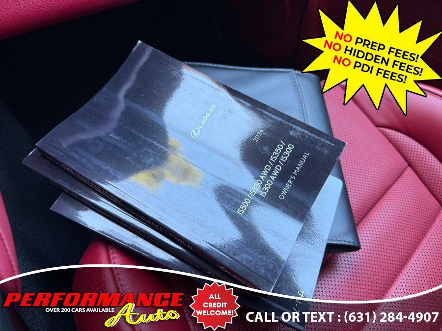 Used 2024 Lexus IS 350 F Sport w/ Memory Package AWD/4WD image 29