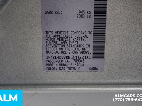 Used 2024 Nissan Altima 2.5 SV FWD image 61