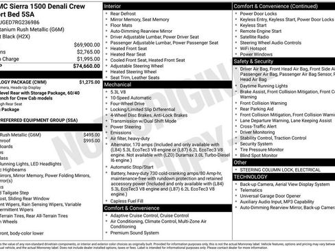 Used 2024 GMC Sierra 1500 Denali w/ Technology Package AWD/4WD image 26