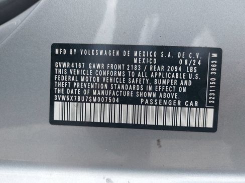 Certified 2025 Volkswagen Jetta S FWD image 31