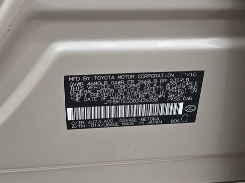 Used 2011 Lexus ES 350 FWD image 29