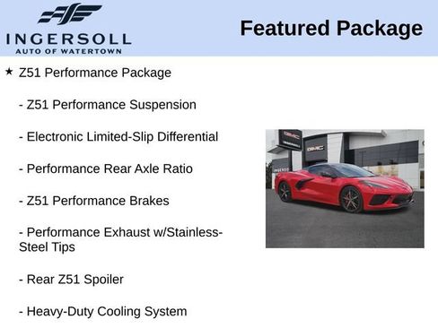 Used 2022 Chevrolet Corvette Stingray Preferred Conv w/ Z51 Performance Package RWD image 15