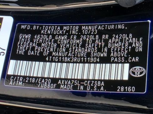 Used 2024 Toyota Camry SE w/ Cold Weather Package AWD/4WD image 33