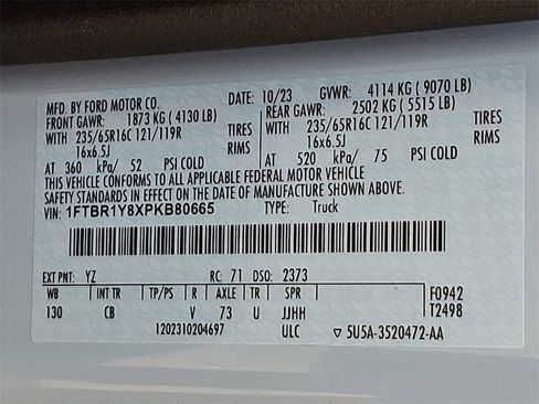 Used 2023 Ford Transit 250 Low Roof w/ Exterior Upgrade Package image 28