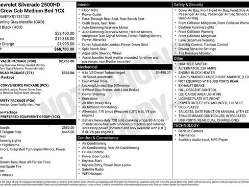 Used 2024 Chevrolet Silverado 2500 Custom w/ Custom Value Package image 6