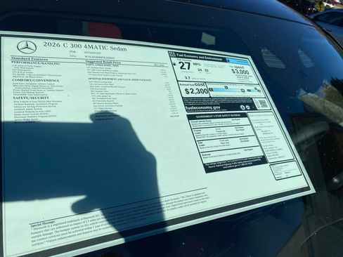 New 2026 Mercedes-Benz C 300 4MATIC Sedan image 33