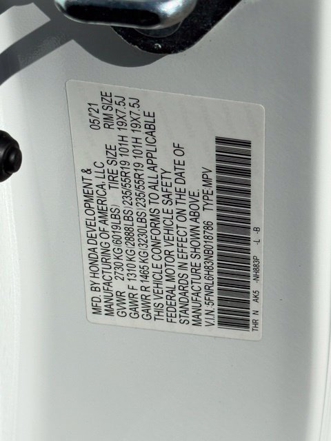 Used 2022 Honda Odyssey Touring image 33