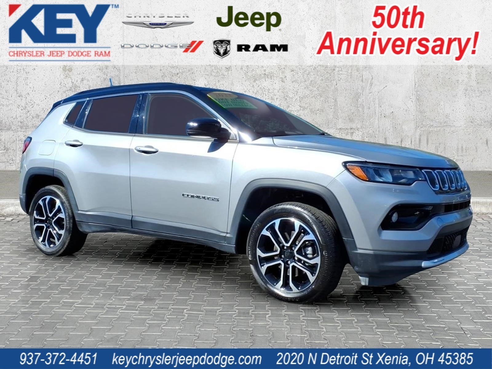 Certified 2022 Jeep Compass Limited AWD/4WD image 1