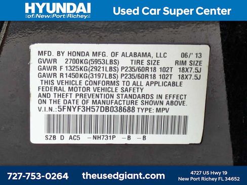 Used 2013 Honda Pilot EX-L image 39