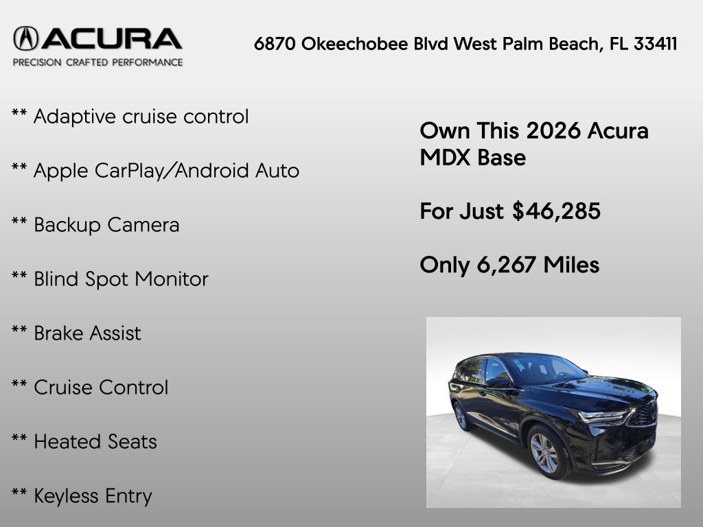 Certified 2026 Acura MDX FWD image 7