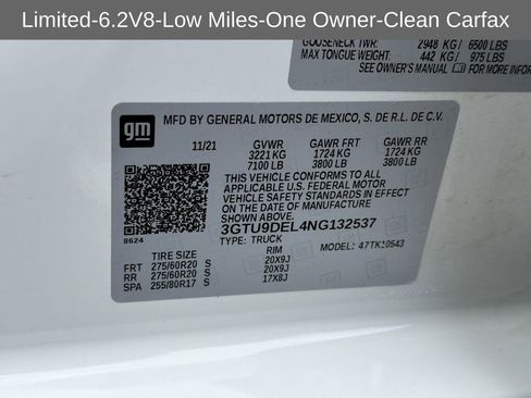 Used 2022 GMC Sierra 1500 SLT w/ SLT Premium Plus Package image 34