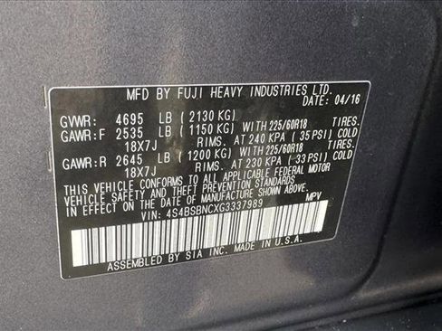 Used 2016 Subaru Outback 2.5i Limited AWD/4WD image 22
