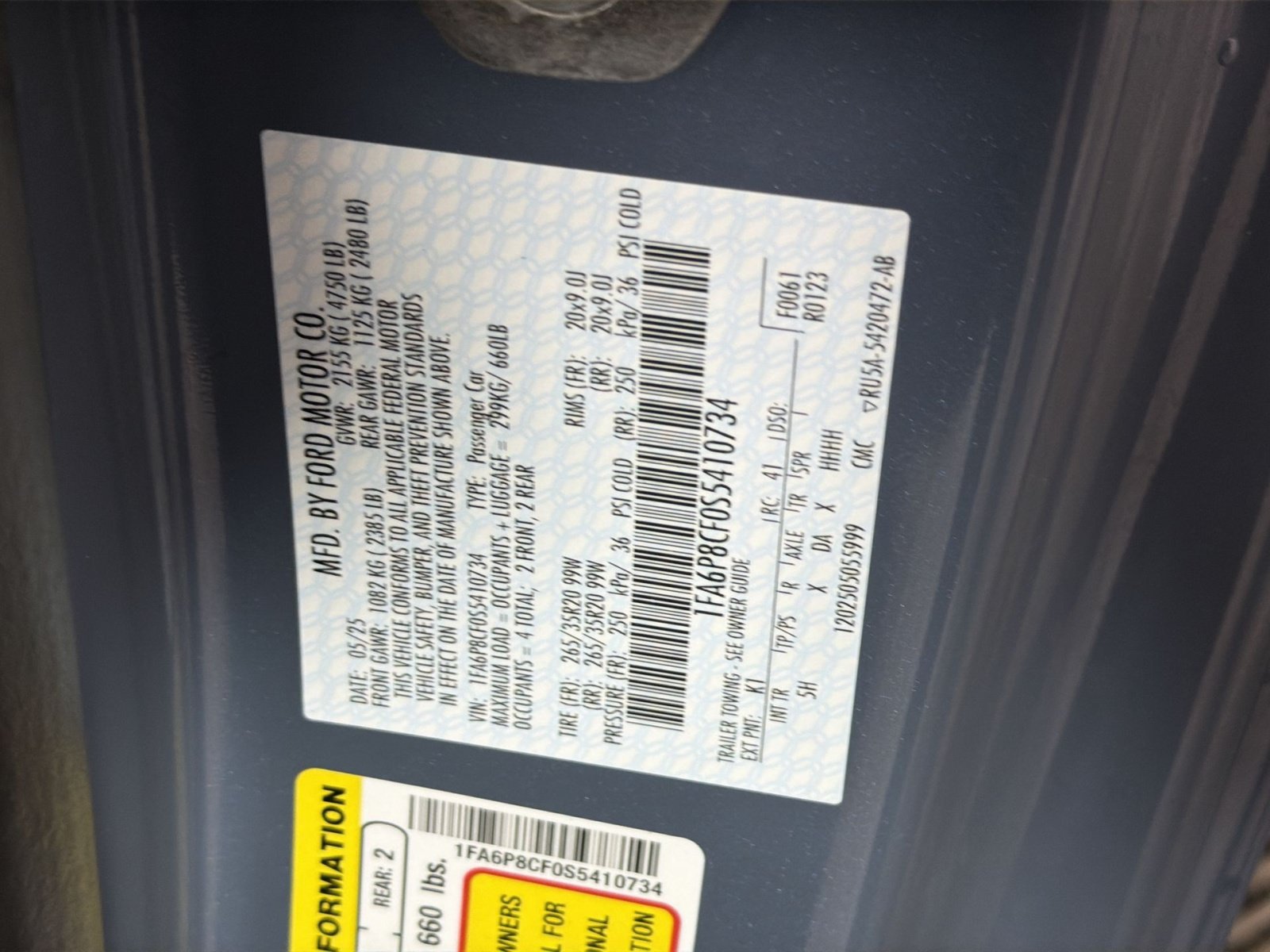 Used 2025 Ford Mustang GT Premium RWD image 28