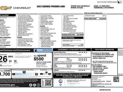 Used 2023 Chevrolet Equinox Premier image 4